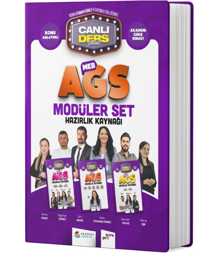 MEB AGS MODÜLER FASİKÜL SET KONU ANLATIMLI -  2025